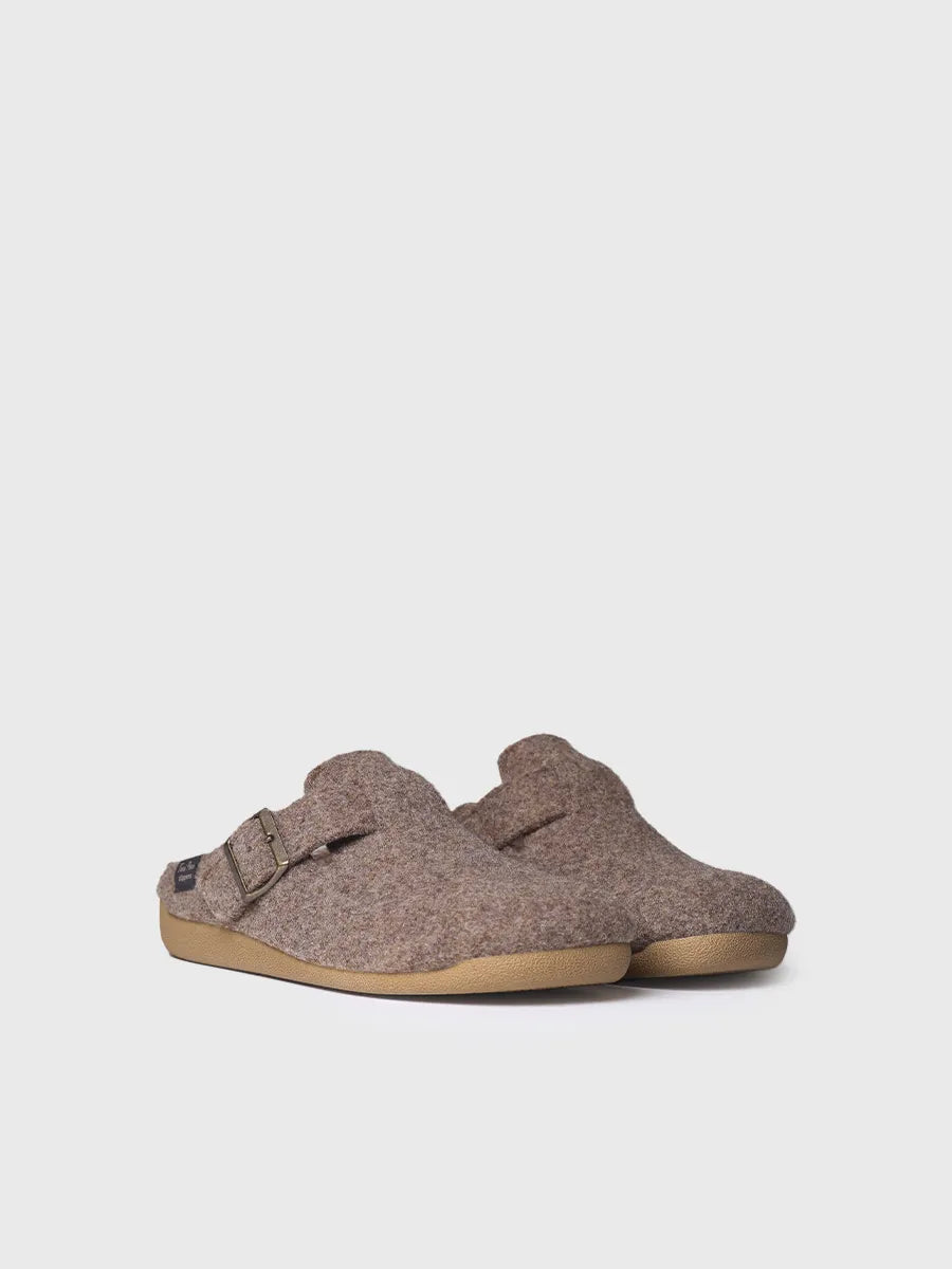 Toni Pons Norton-FP sabot homme feutre taupe