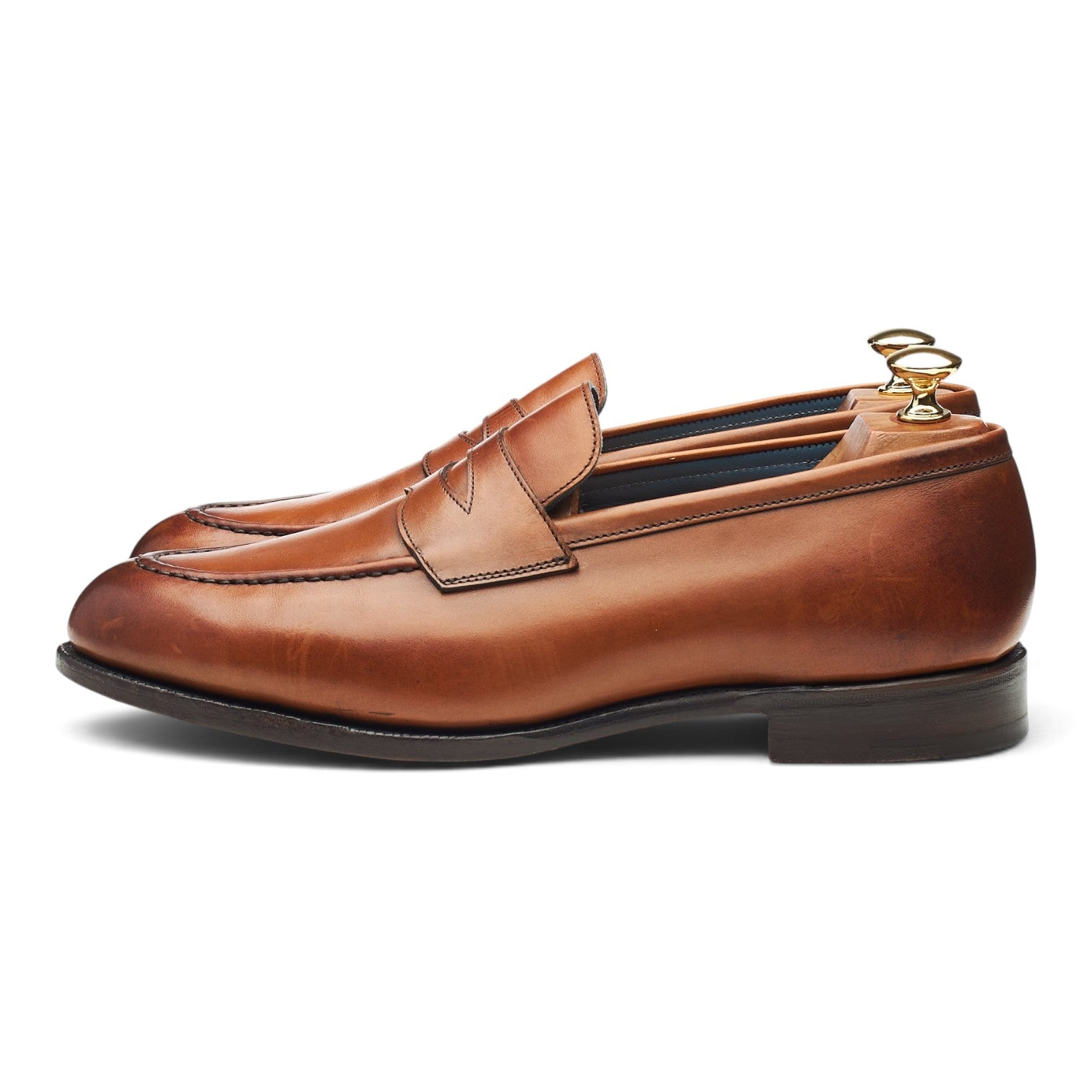 Tricker's Havard mocassins cuir marron clair UK 9