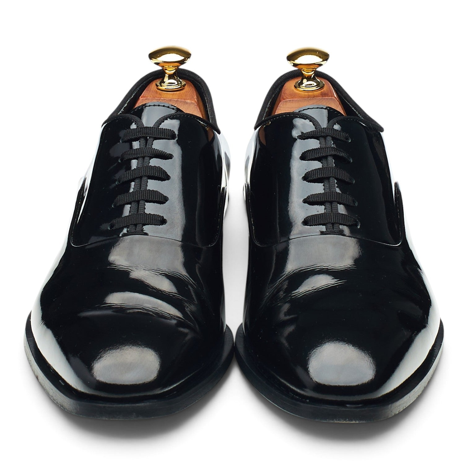 Suitsupply oxford cuir verni noir UK 7 cérémonie