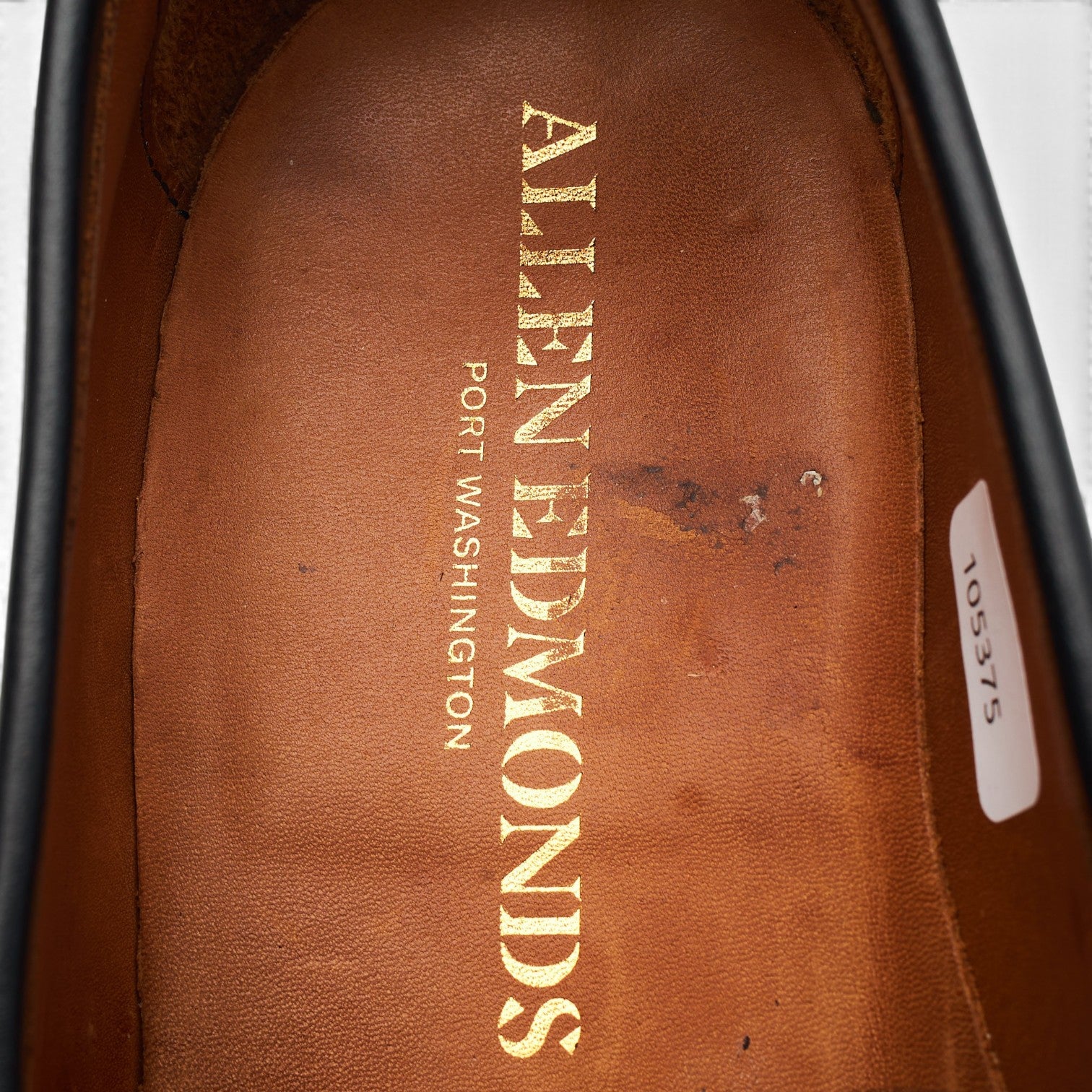 Allen Edmonds Lake Forest mocassins cuir noir UK 9.5