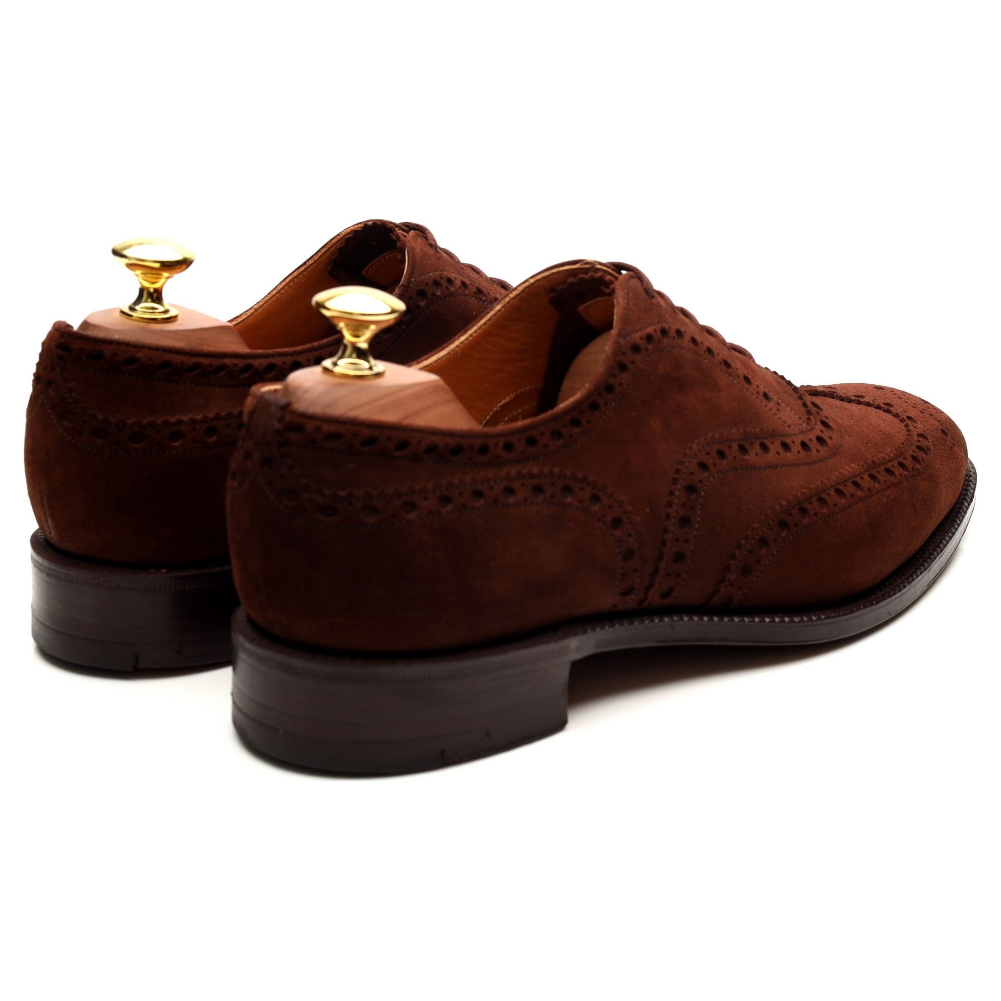 Church's Buck brogue suède marron UK 8