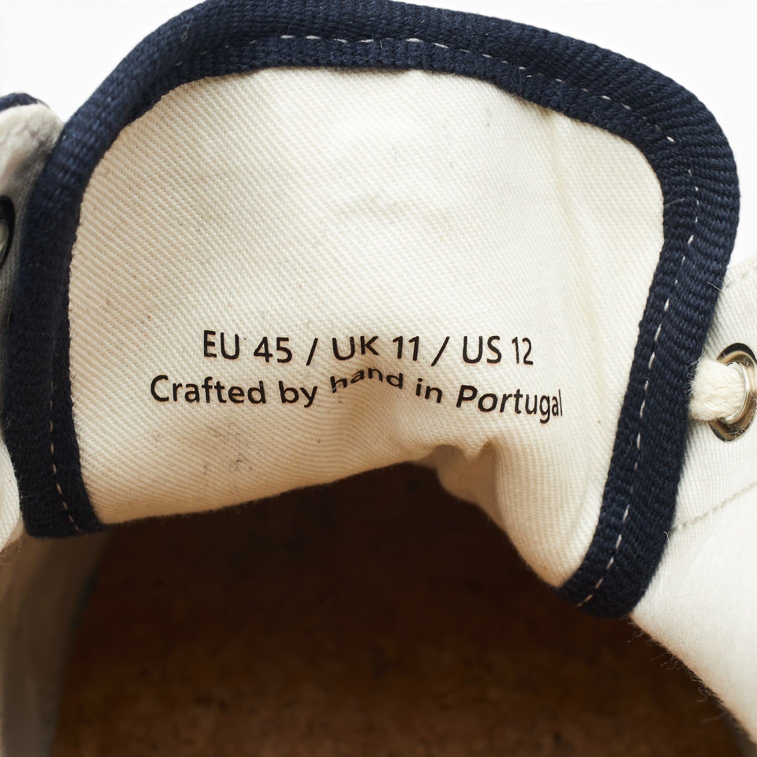 Morjas The Deck Shoe sneakers toile bleue pointure UK 11