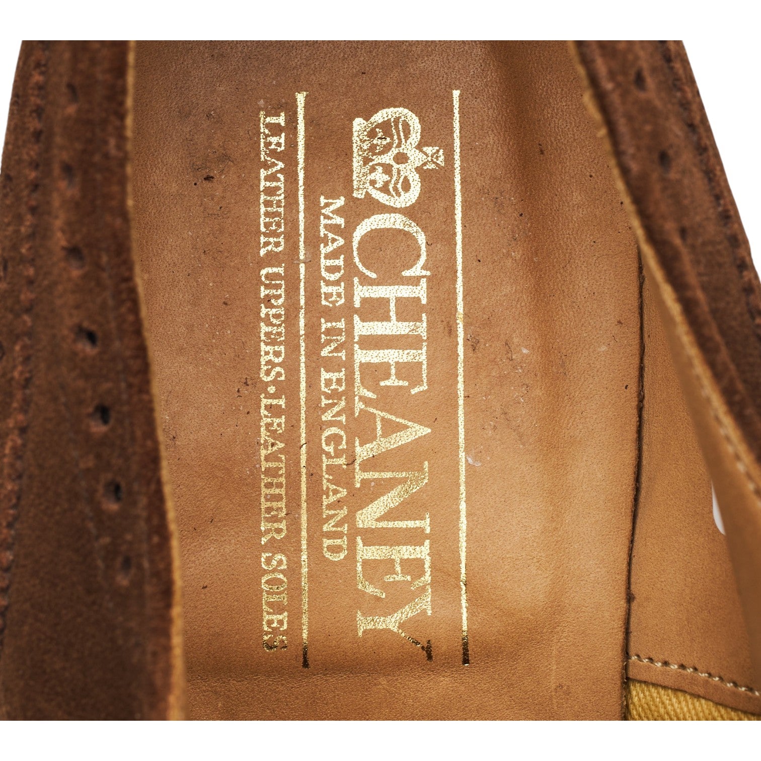 Cheaney brogues oxford daim marron tabac 8 UK