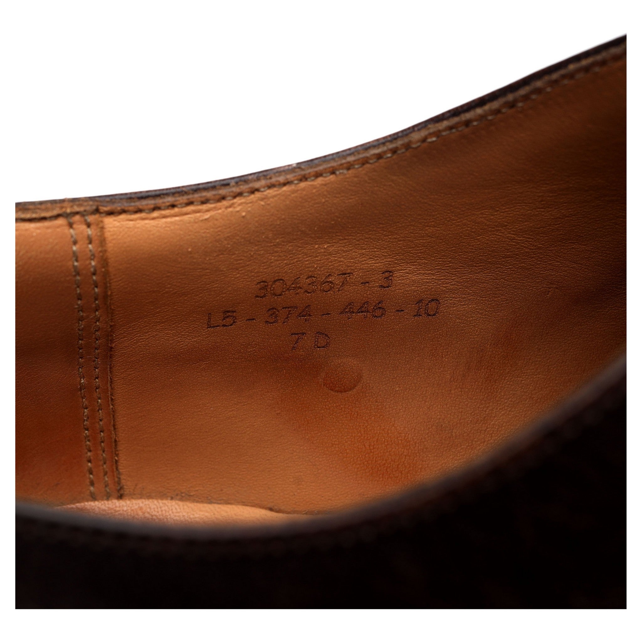 J.M. Weston 7 Oeillets richelieu marron 7,5 cuir