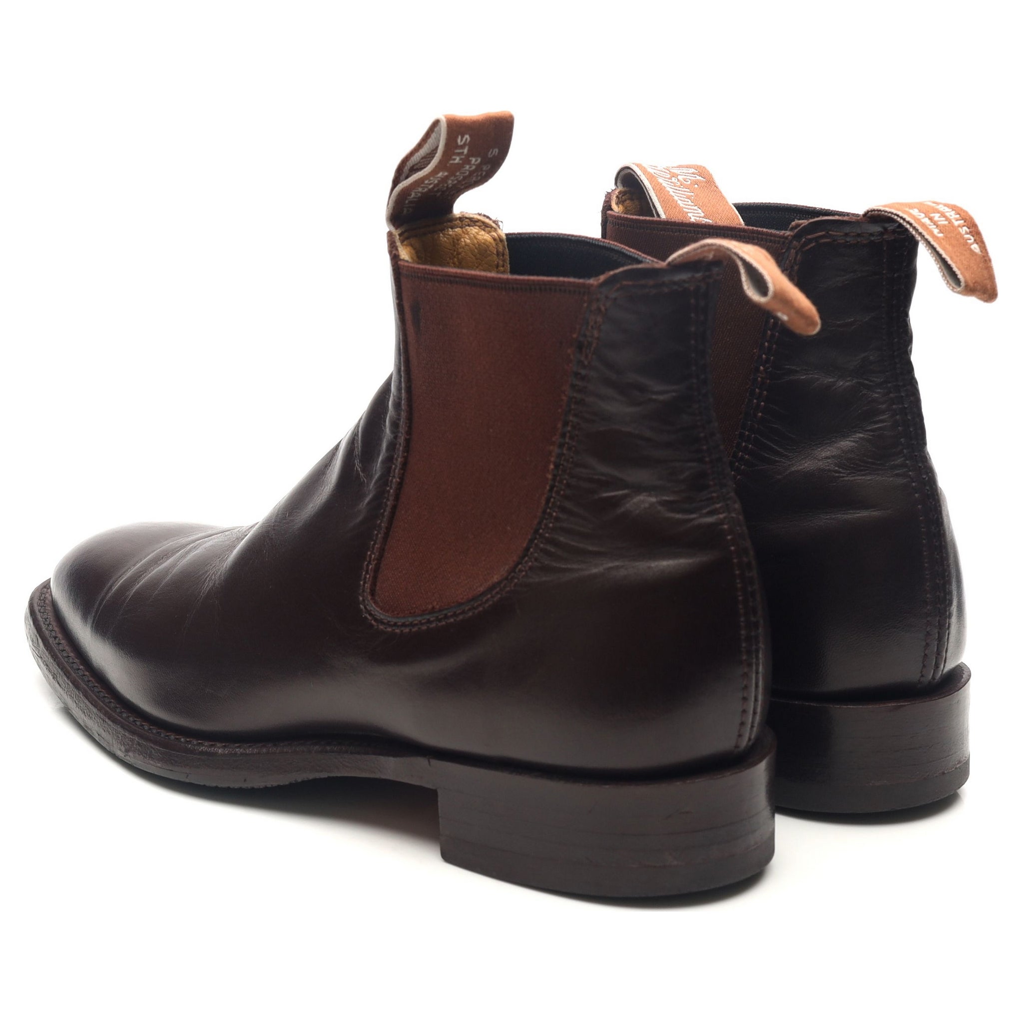 R.M. Williams Comfort Macquarie bottines chelsea marron 37 cuir