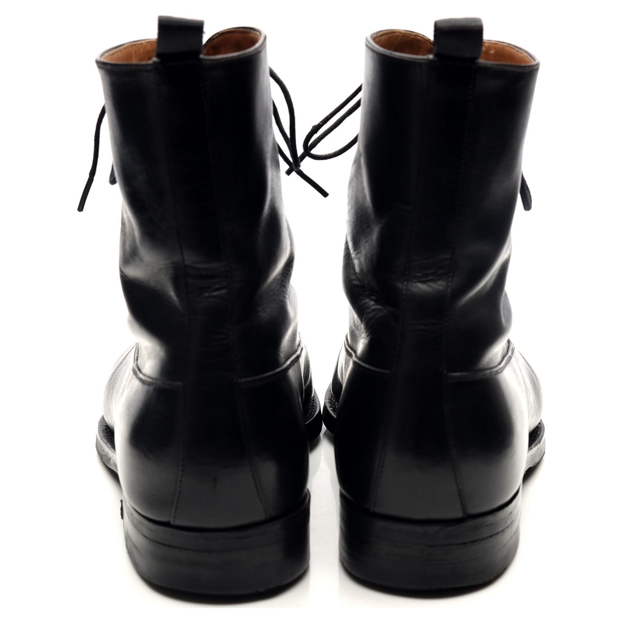 Carmina 80092 boots cuir noir UK 7 semelle Dainite