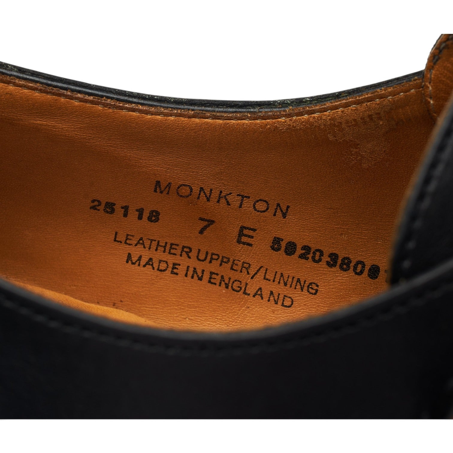 Crockett & Jones Monkton monk cuir noir UK 7