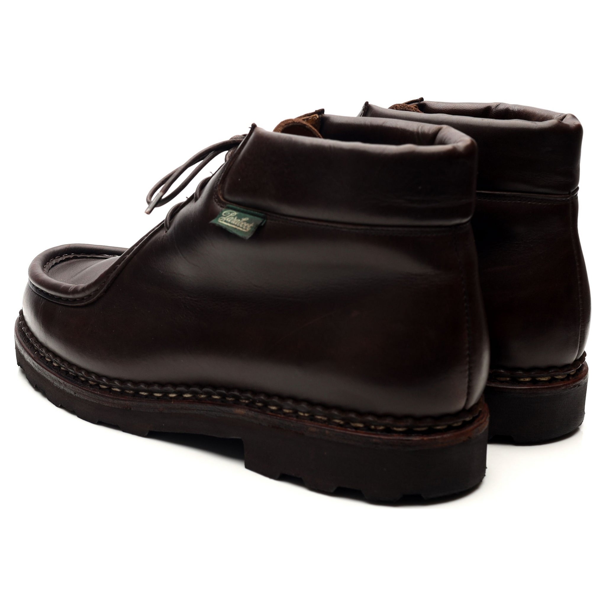 Paraboot boots cuir marron foncé UK 8
