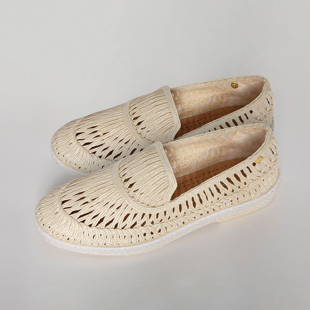 Rivieras Raphia Tressé 1550 espadrilles naturel