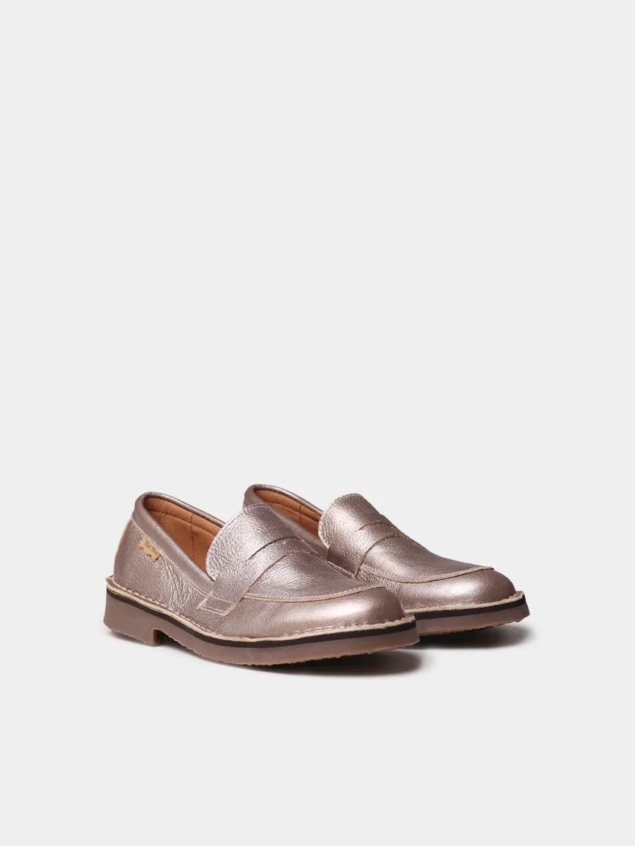 Toni Pons Ivana-AT mocassin cuir métallisé femme