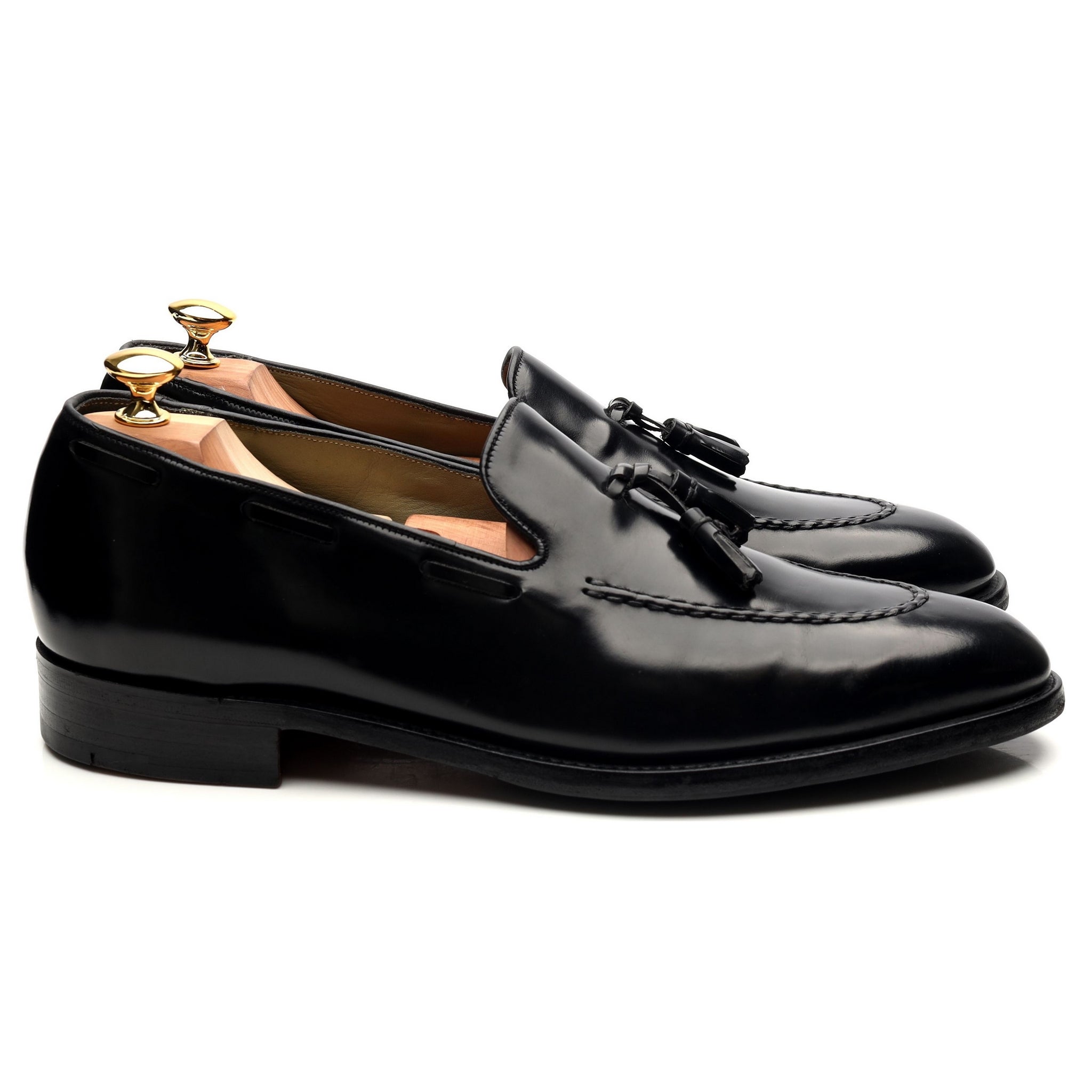 Foster & Son mocassin cuir noir UK 11.5