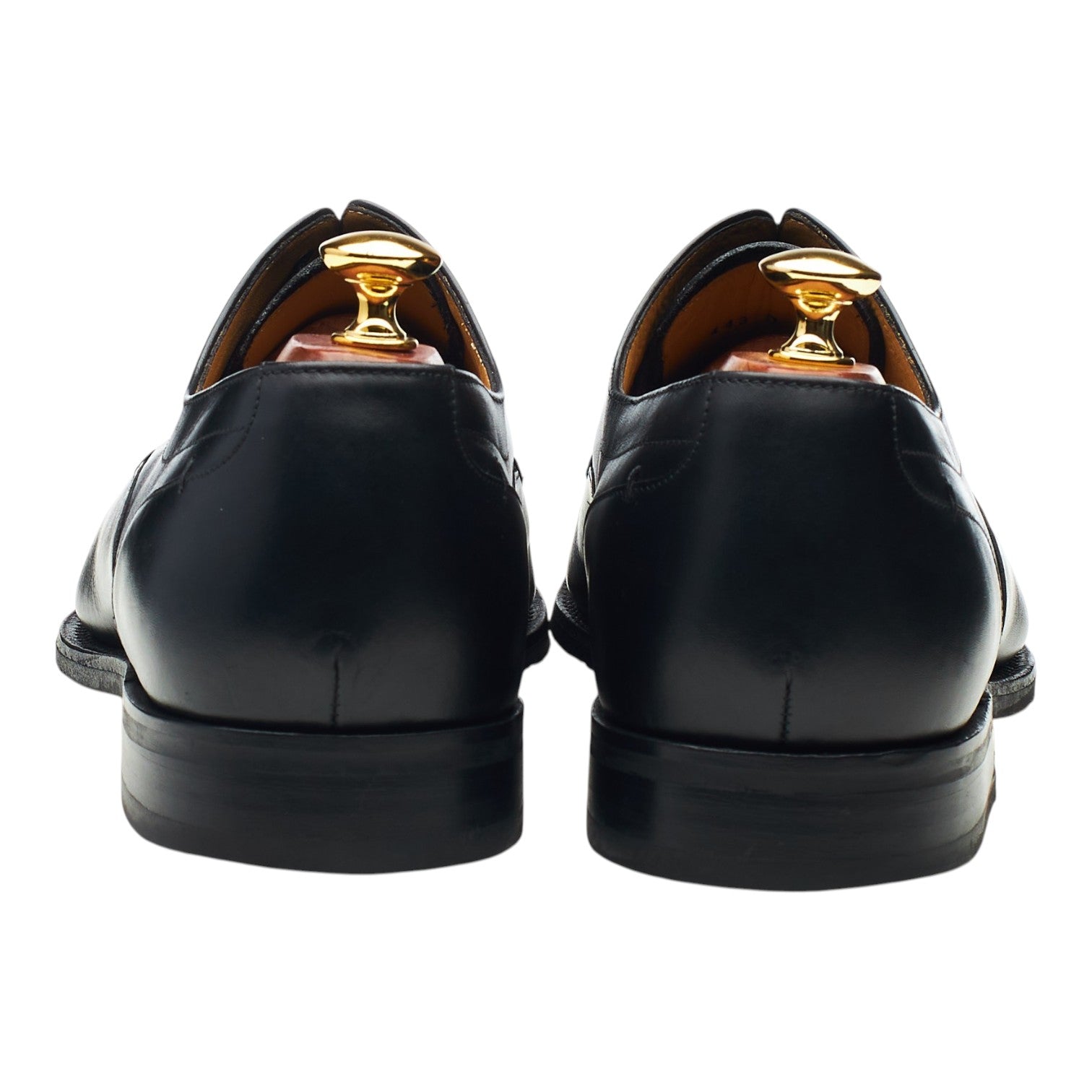 Barker Liam oxford cuir noir bout droit UK 9