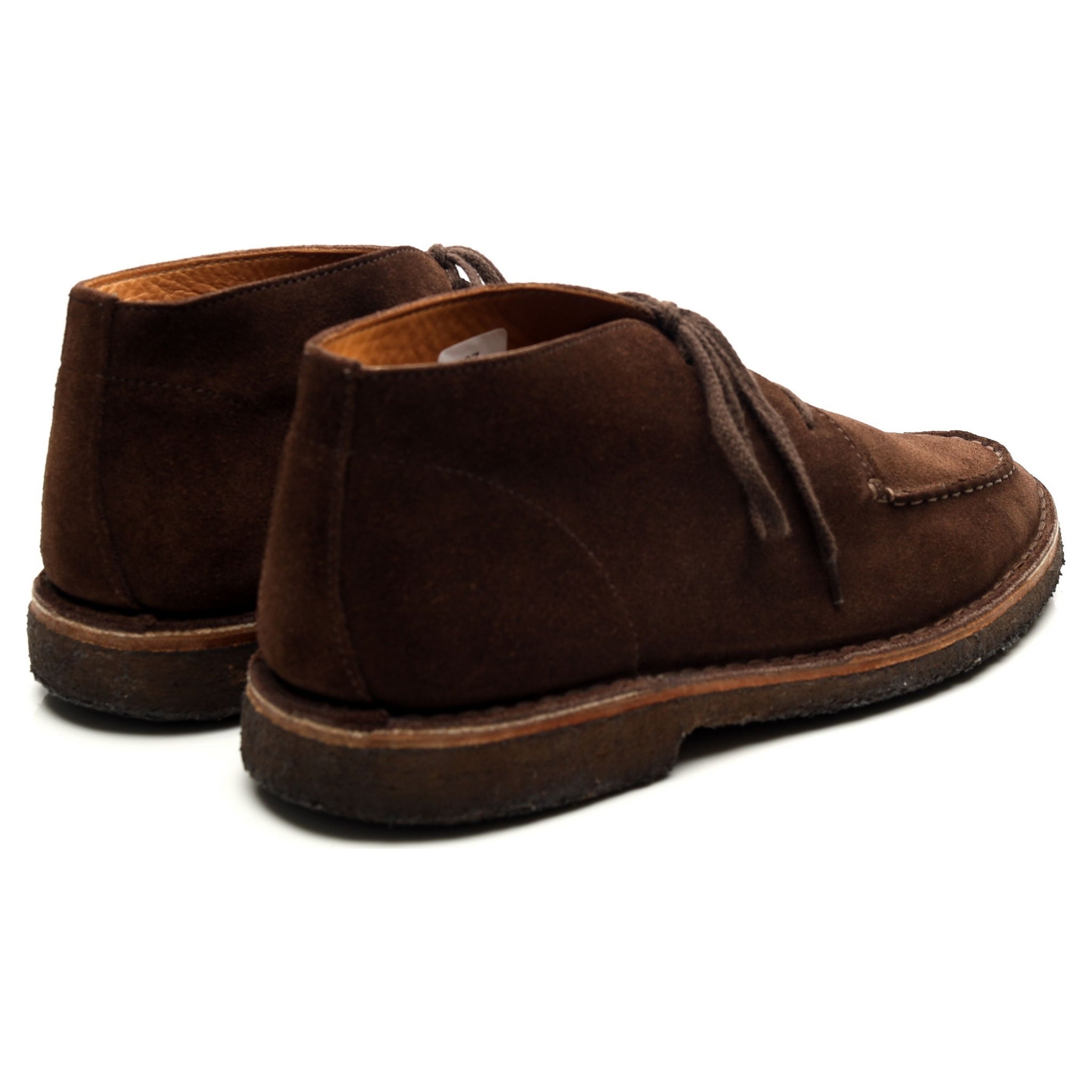 Drake's Crosby boots daim marron UK 9.5