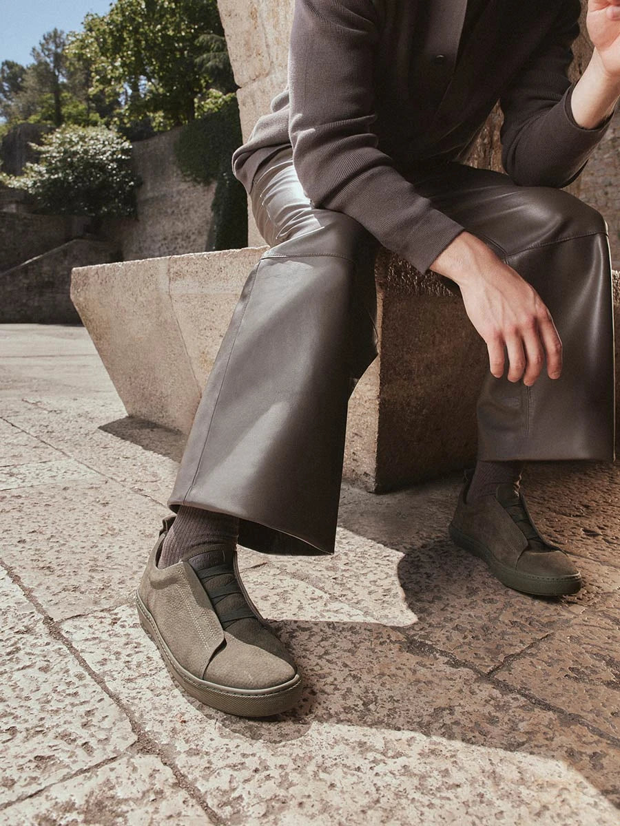 Toni Pons Dorca baskets homme nubuck lacets