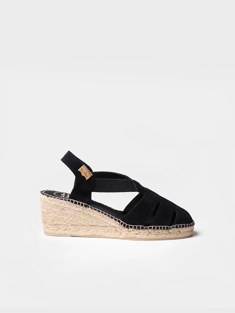 Toni Pons Trapa espadrilles cuir compensées 6 cm