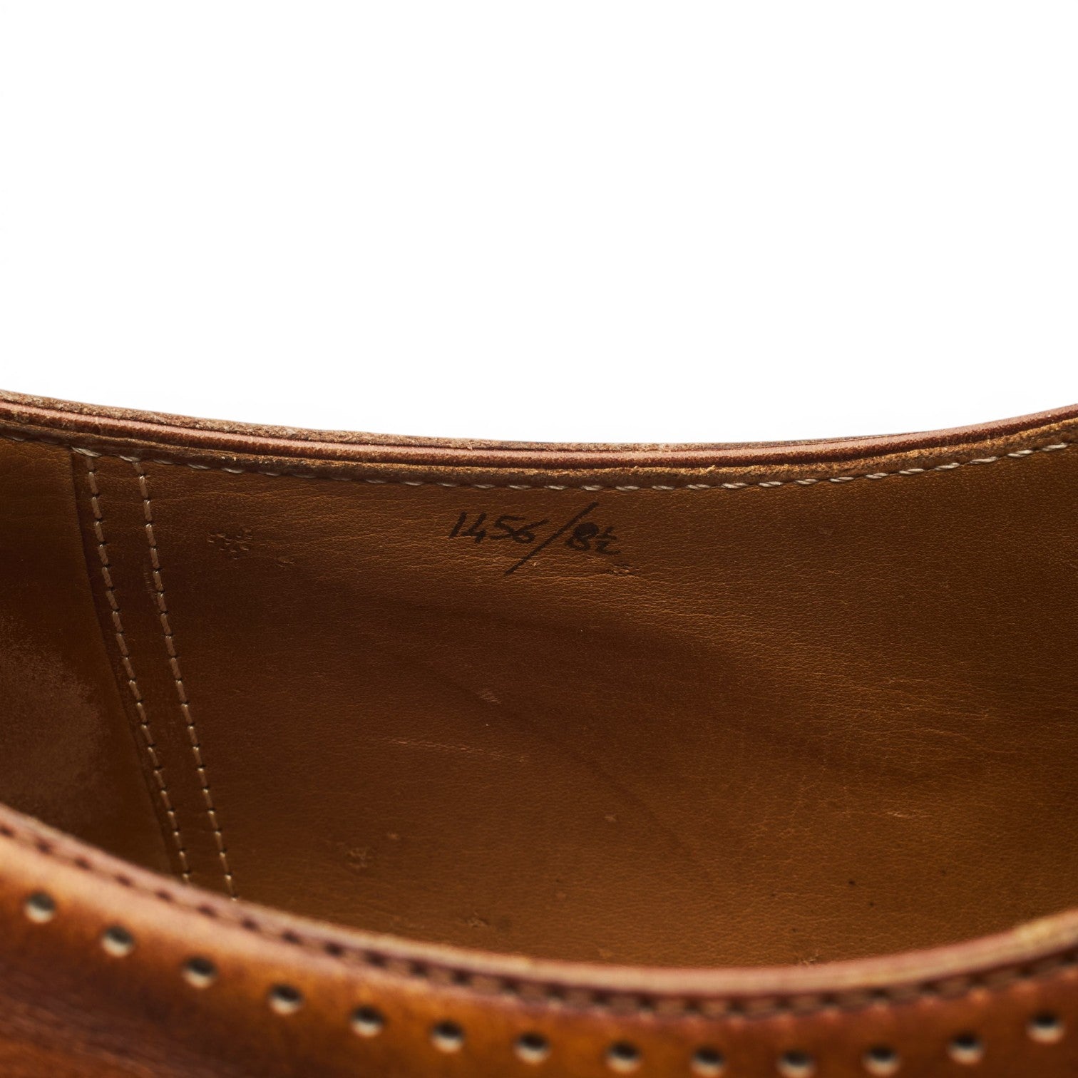 Berluti richelieu cuir patiné marron UK 8,5
