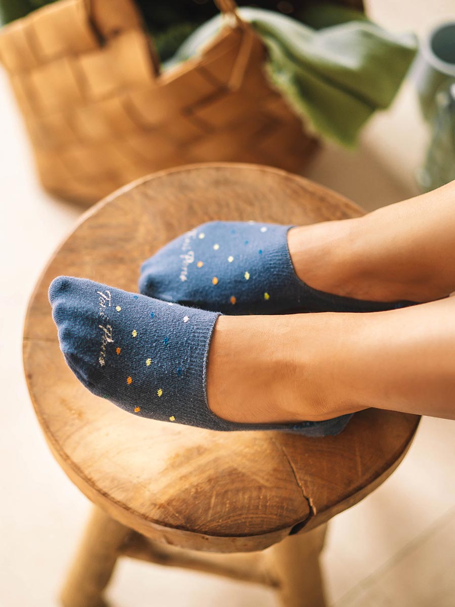 Toni Pons Queralt-Do protege-pied pois bleu 36-46
