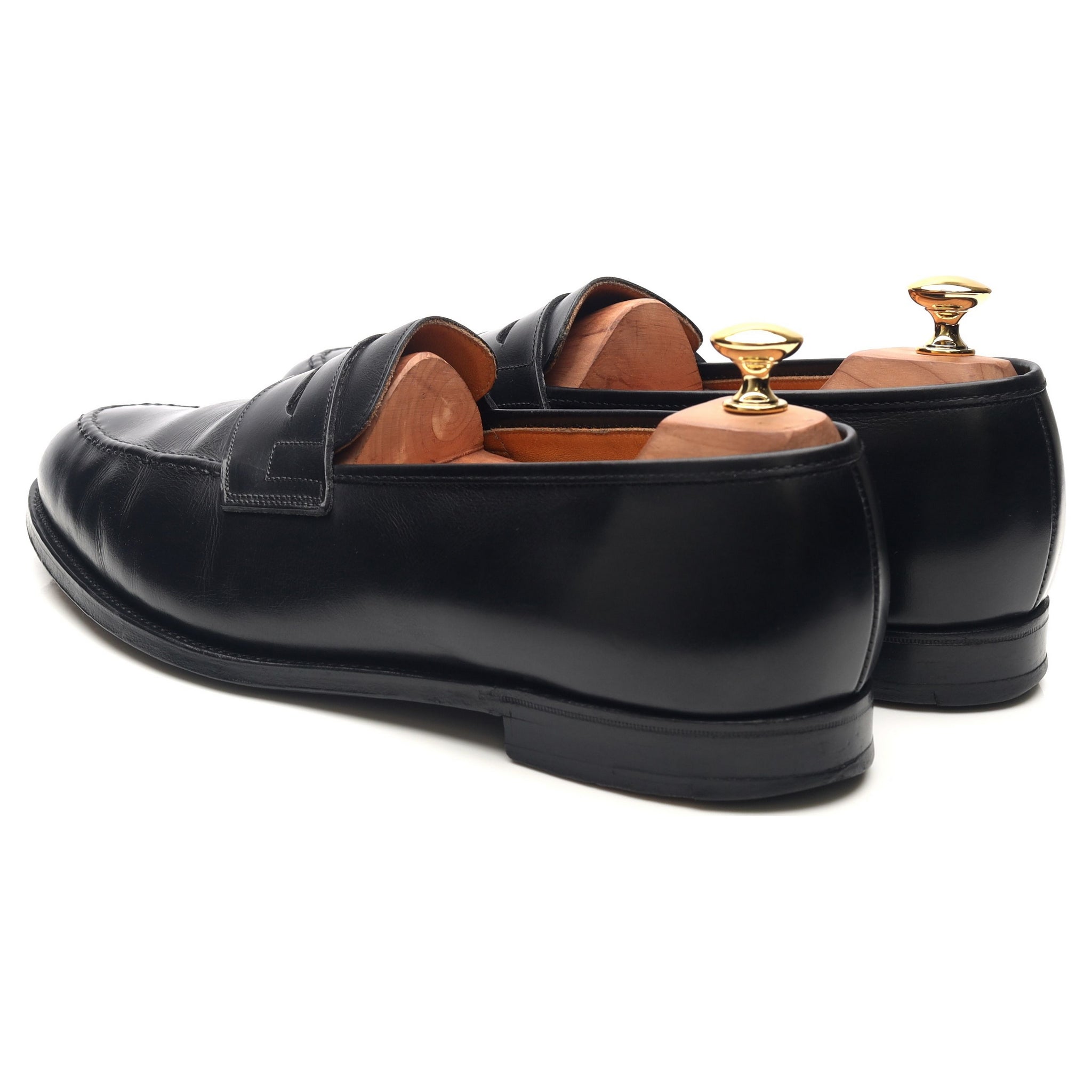 Crockett & Jones Eaton mocassin cuir noir UK 10,5