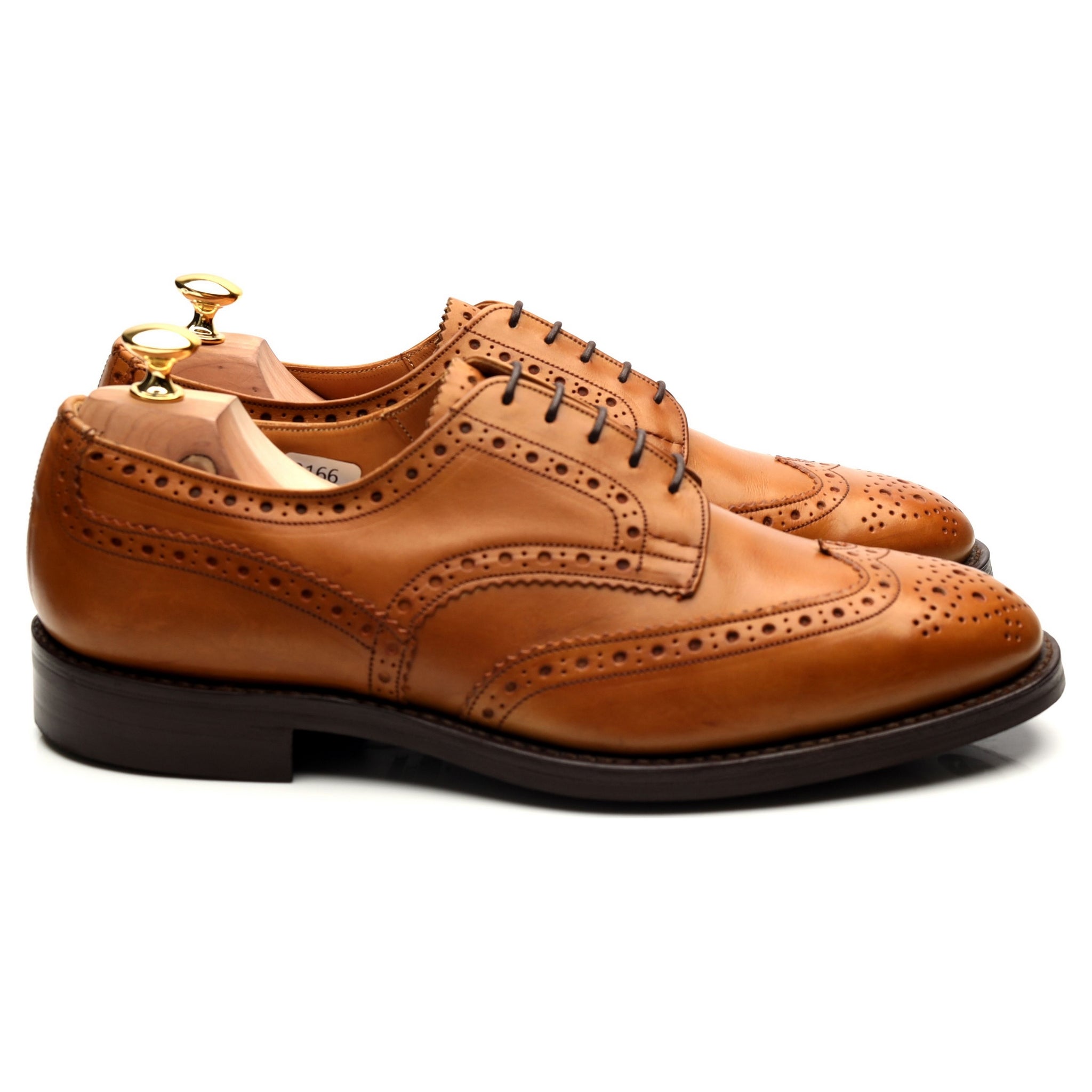 Tricker's Durham derby brogue cuir marron UK 11