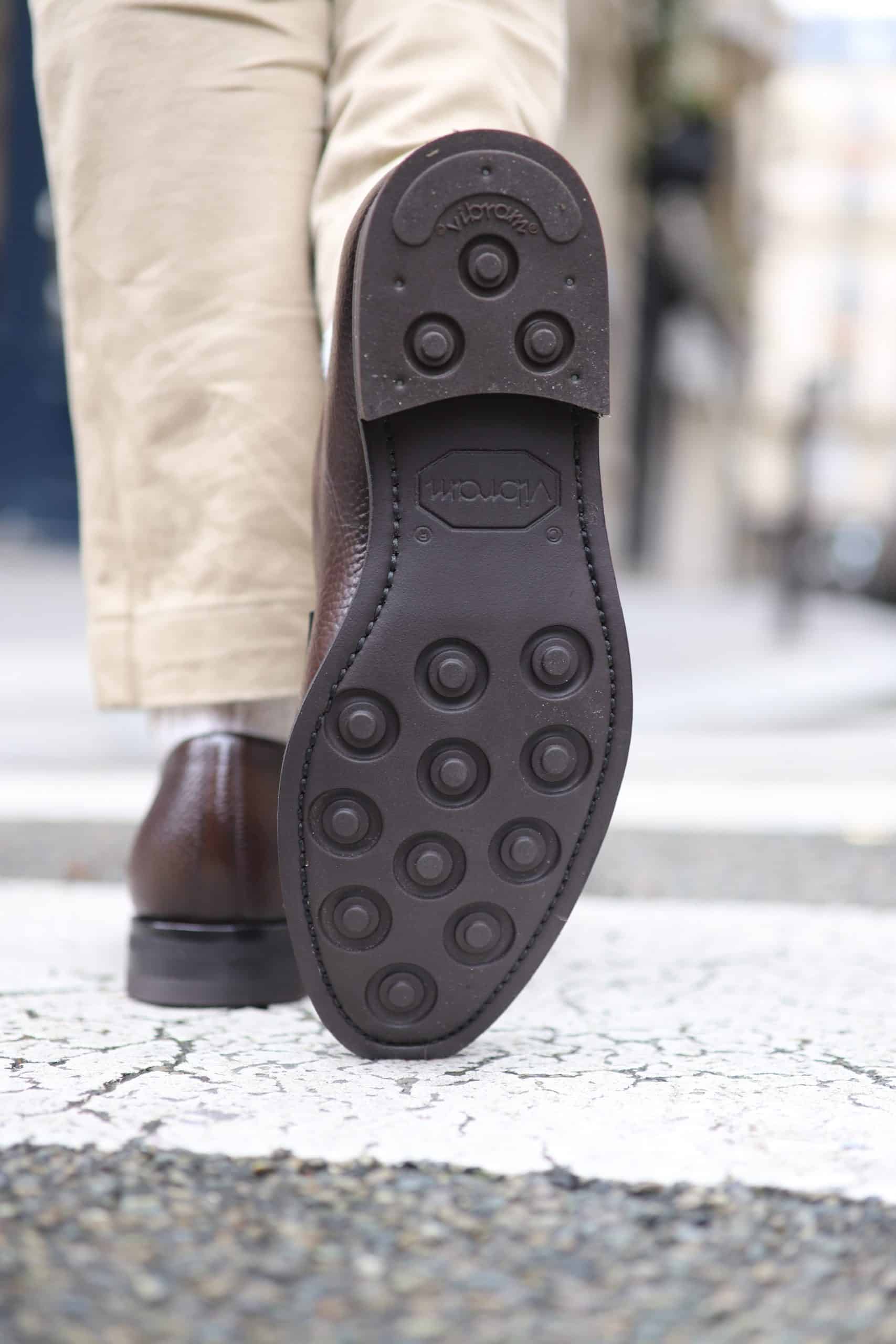 Malfroid Newport mocassin homme cuir grainé