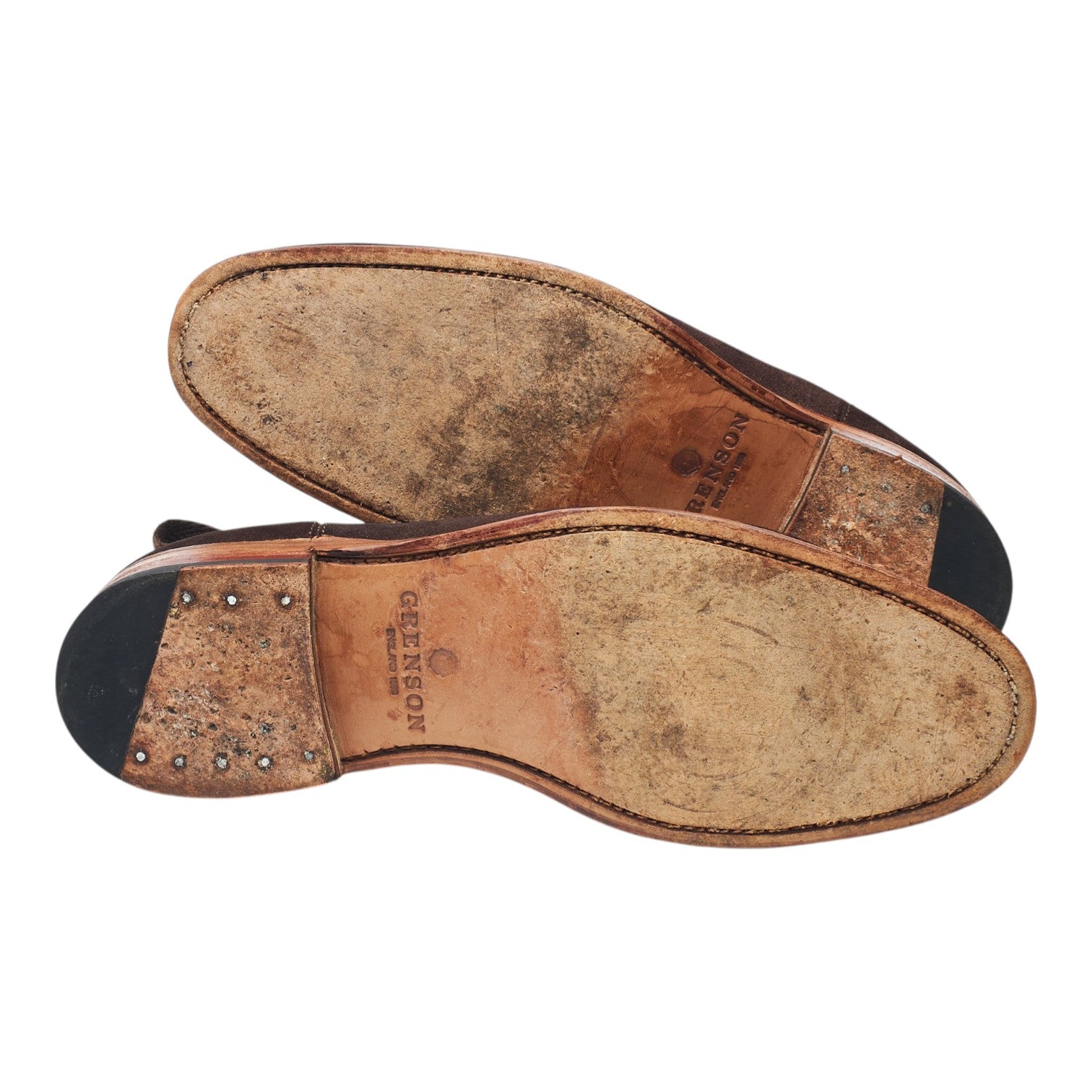 Grenson Nolan bottines chelsea daim marron pointure UK 7