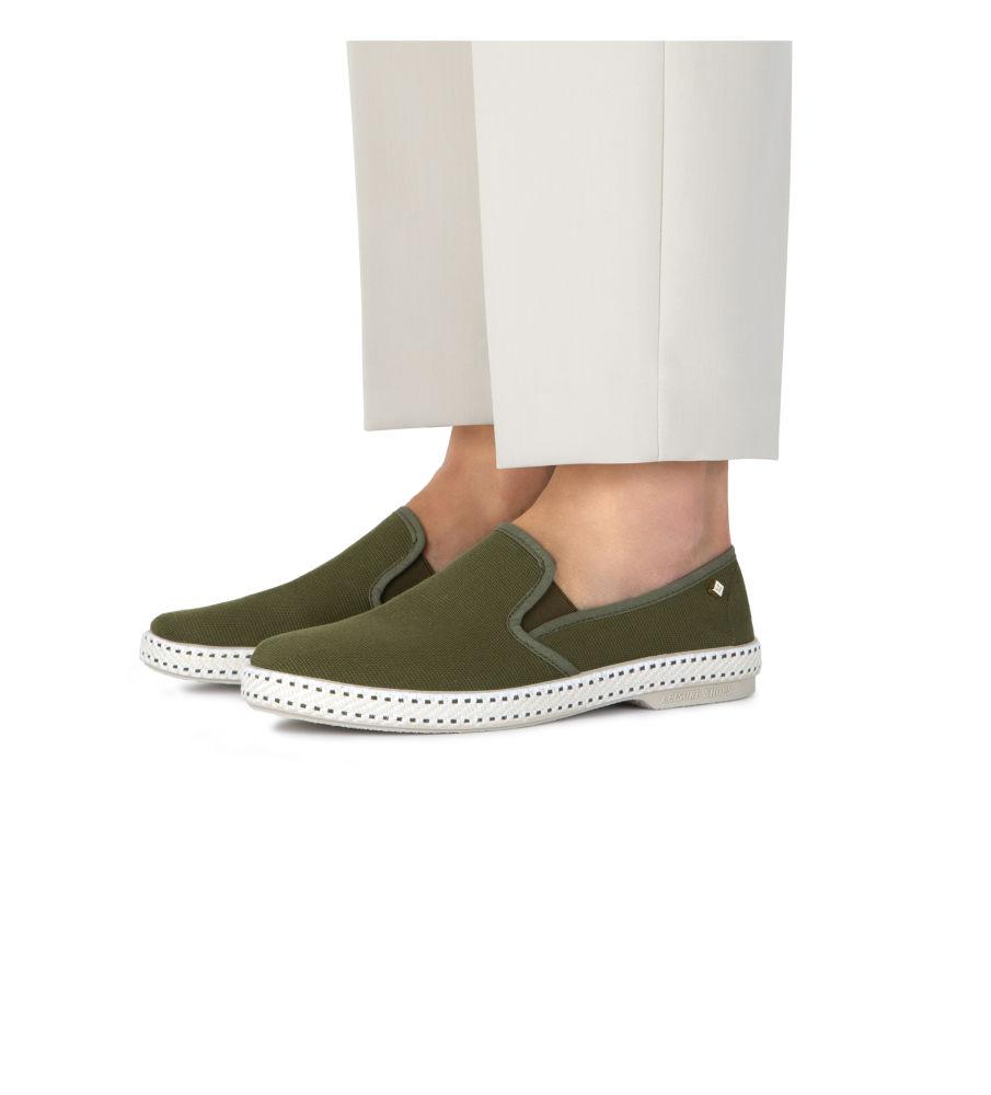Rivieras Classic Toile espadrilles kaki coton