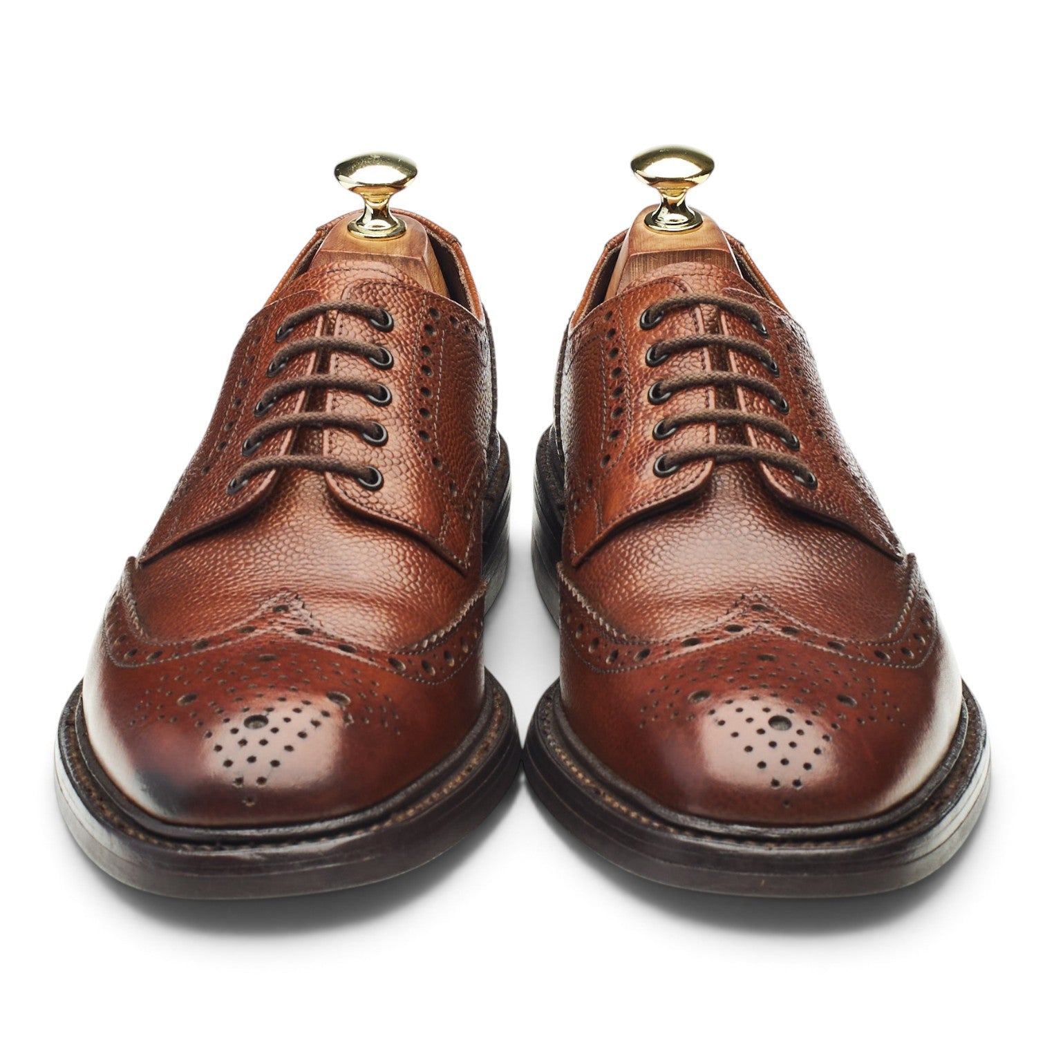 Loake Badminton 2 derby brogues marron 7 cuir