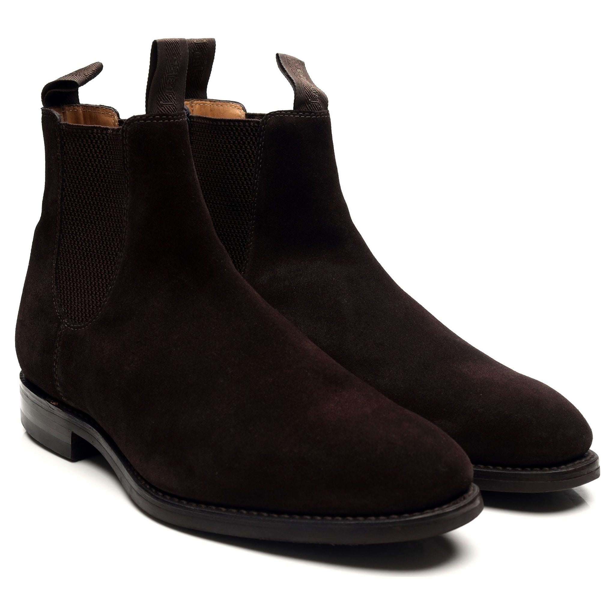 Loake 1880 Chatsworth Boots Chelsea Daim Marron UK 10