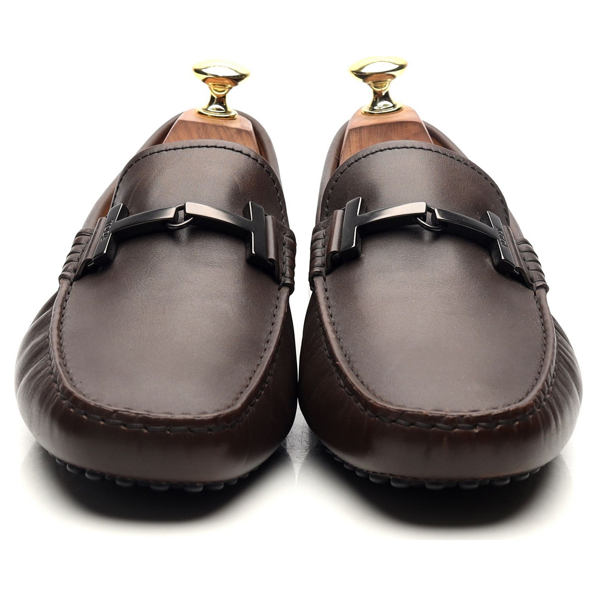 Tod's Gommino Mocassin cuir marron foncé 7