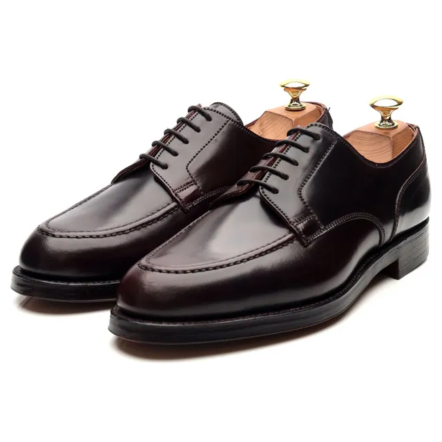 Crockett & Jones Onslow derby cuir cordovan bordeaux 6,5