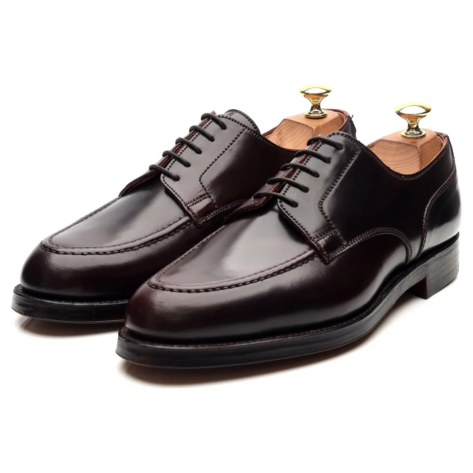 Crockett & Jones Onslow derby cuir cordovan bordeaux 6,5