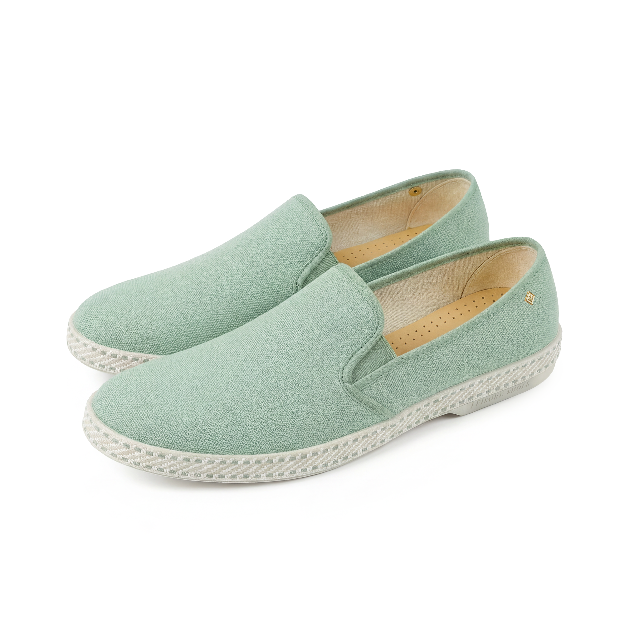 Rivieras Classic 1025 espadrilles vert d'eau toile