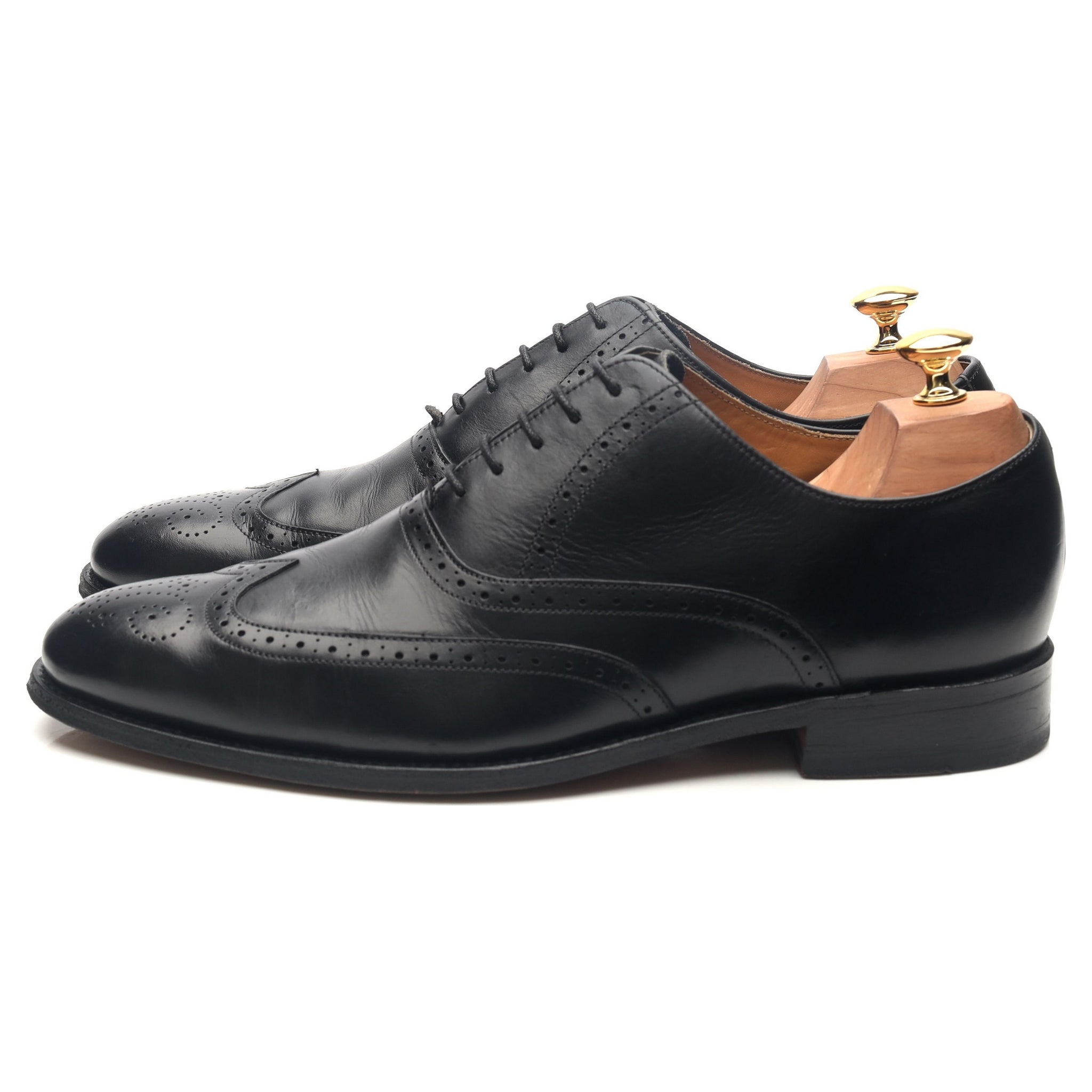 Barker brogues cuir noir pointure UK 10
