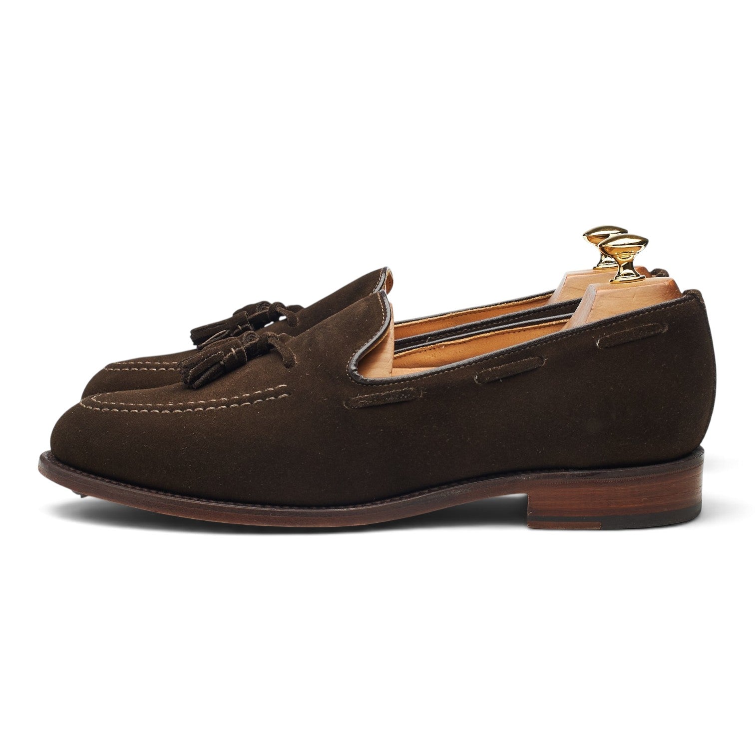 Shipton & Heneage Finchley mocassin daim marron UK 10.5