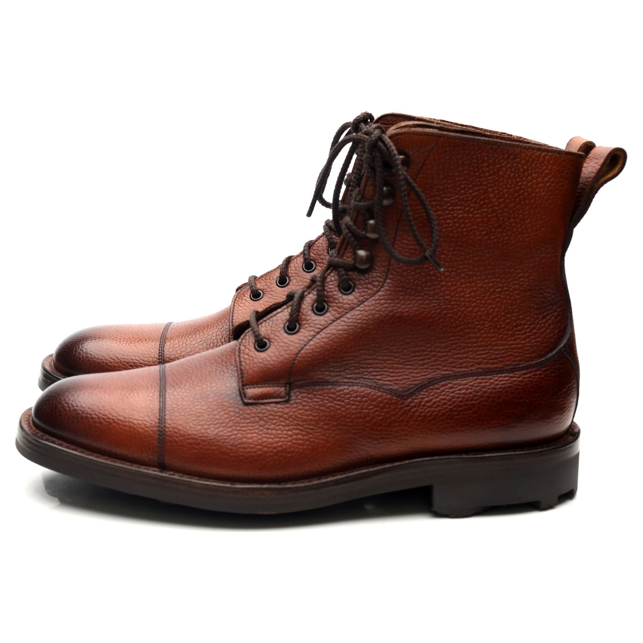 Edward Green Galway bottines UK 6.5 E cuir grainé marron