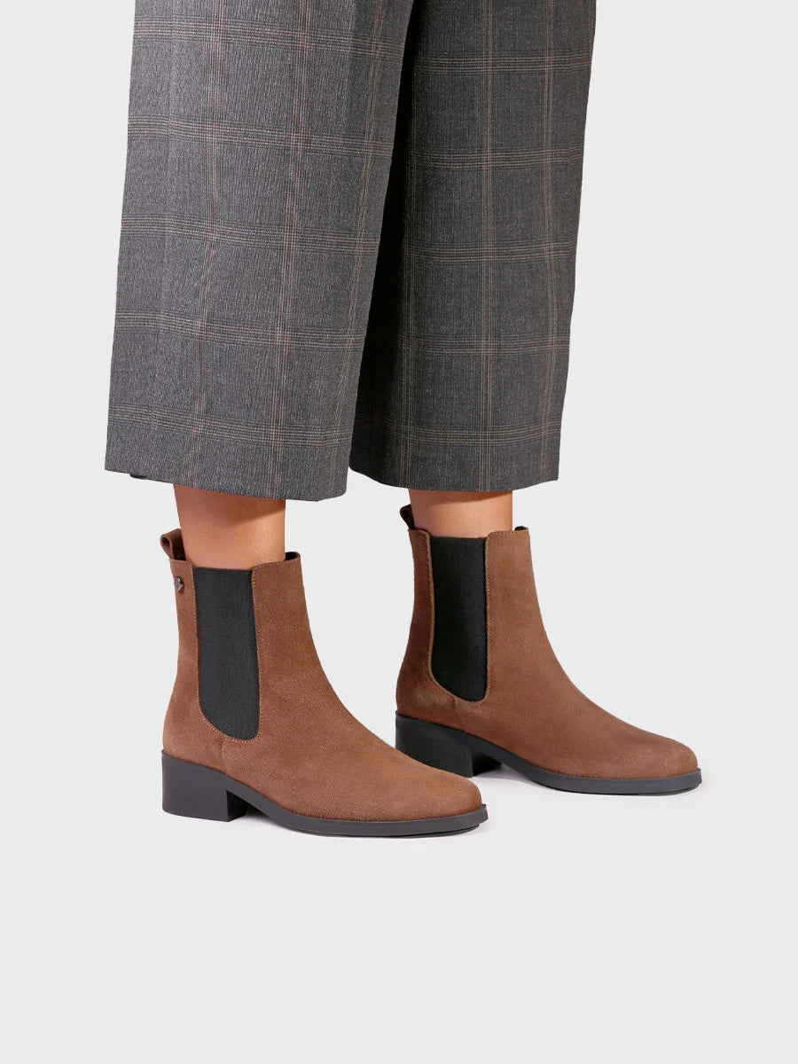 Toni Pons Tudela-SY boots chelsea daim femme
