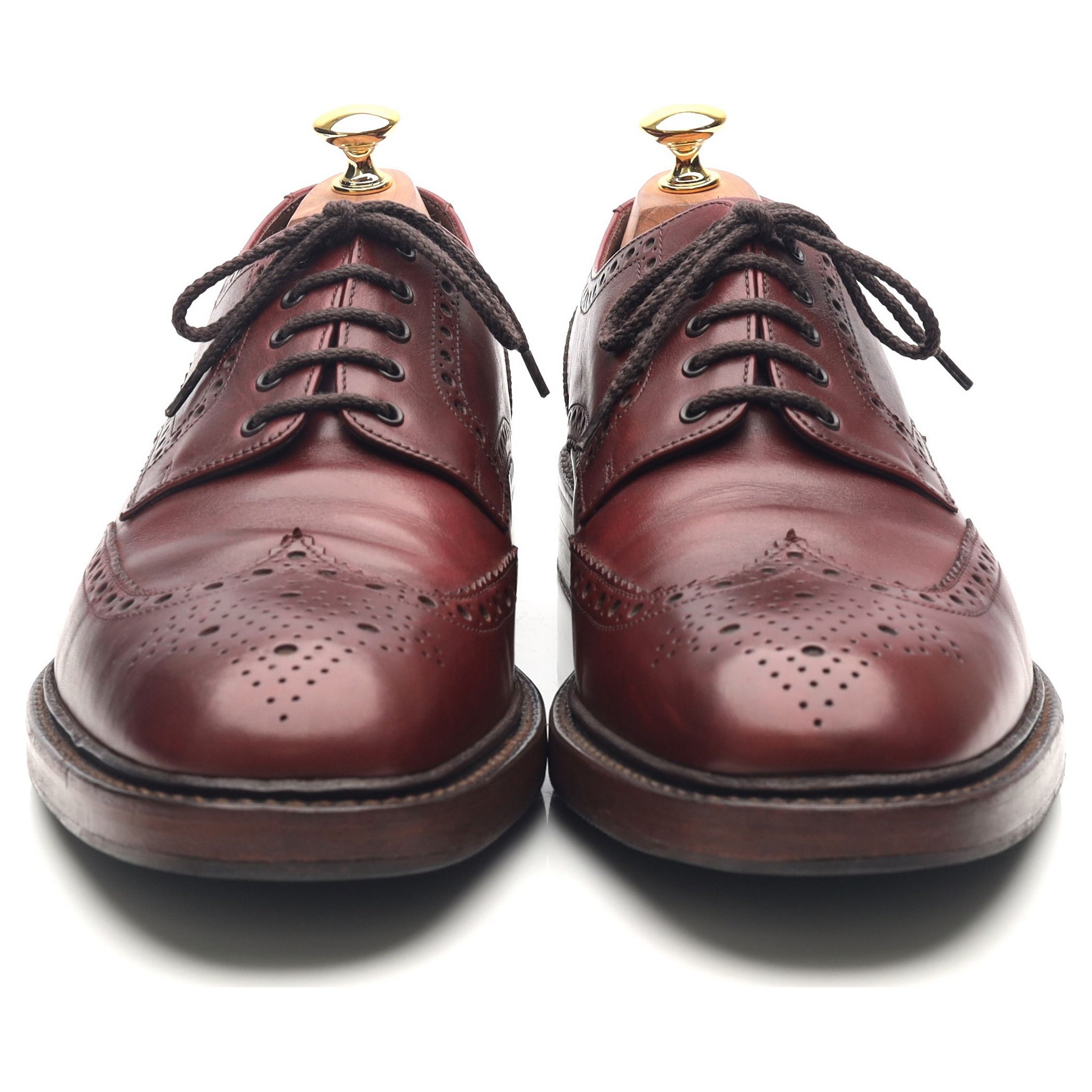 Loake 1880 Chester 2 derby cuir bordeaux UK 10