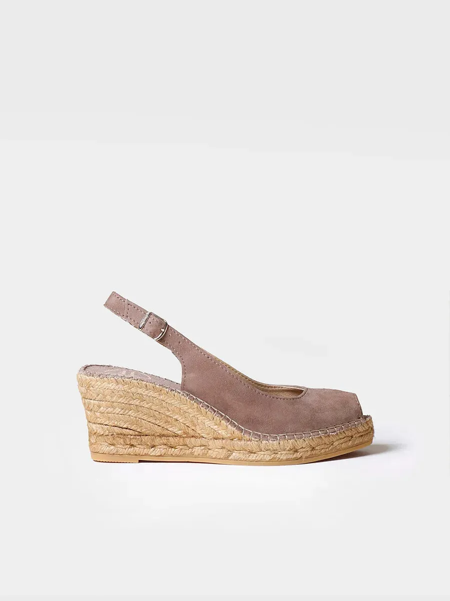 Toni Pons Calpe espadrille compensée toile talon 5 cm
