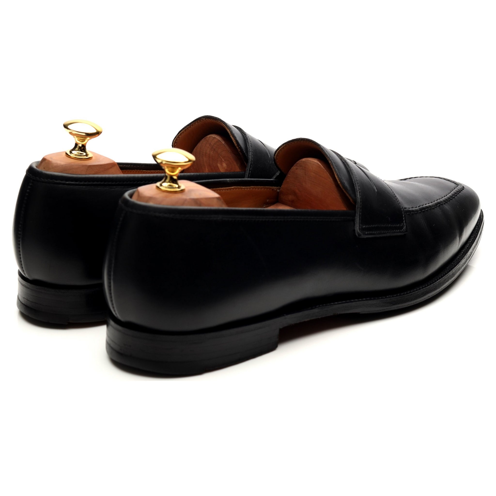 Shipton & Heneage Somerset mocassins cuir noir UK 10,5