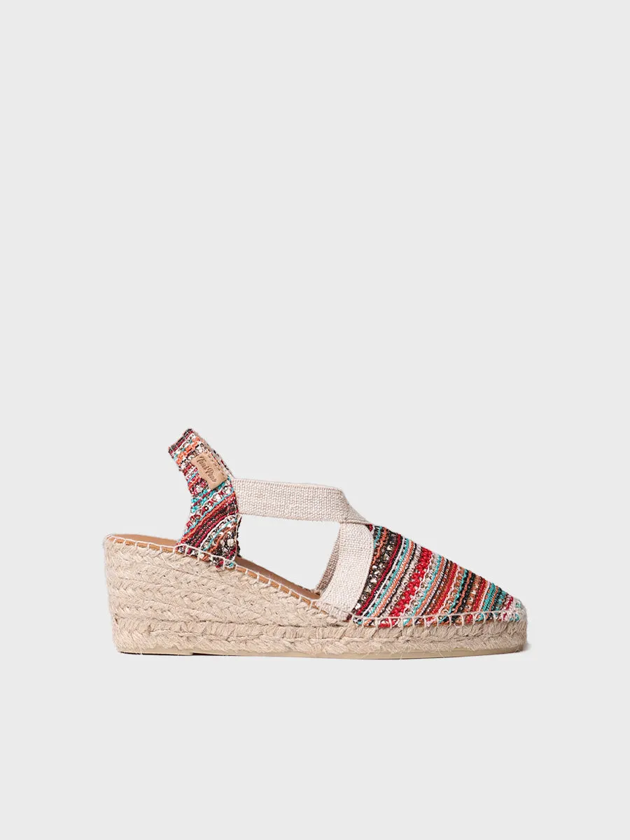 Toni Pons Terra-CH espadrilles compensées multicolore