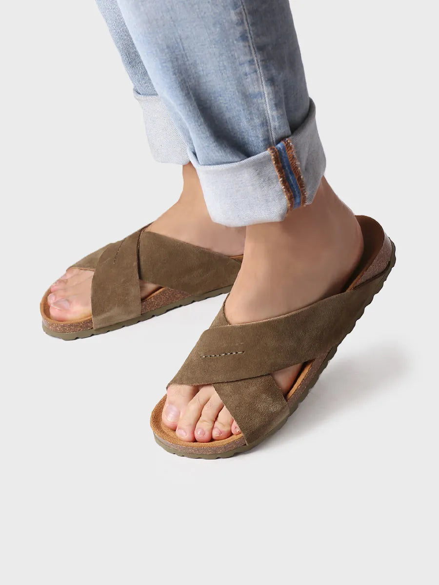 Toni Pons Gol-QT sandale homme cuir kaki