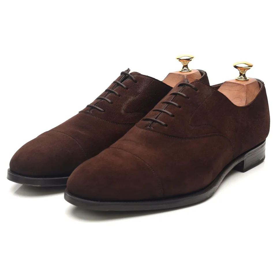 Edward Green Chelsea richelieu daim marron UK 9