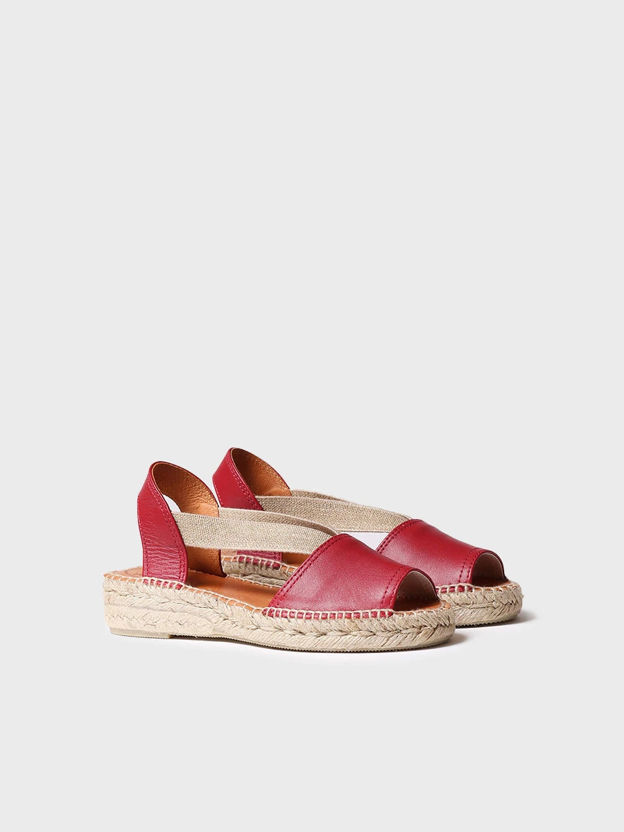 Toni Pons Etna sandale cuir espadrille élastique