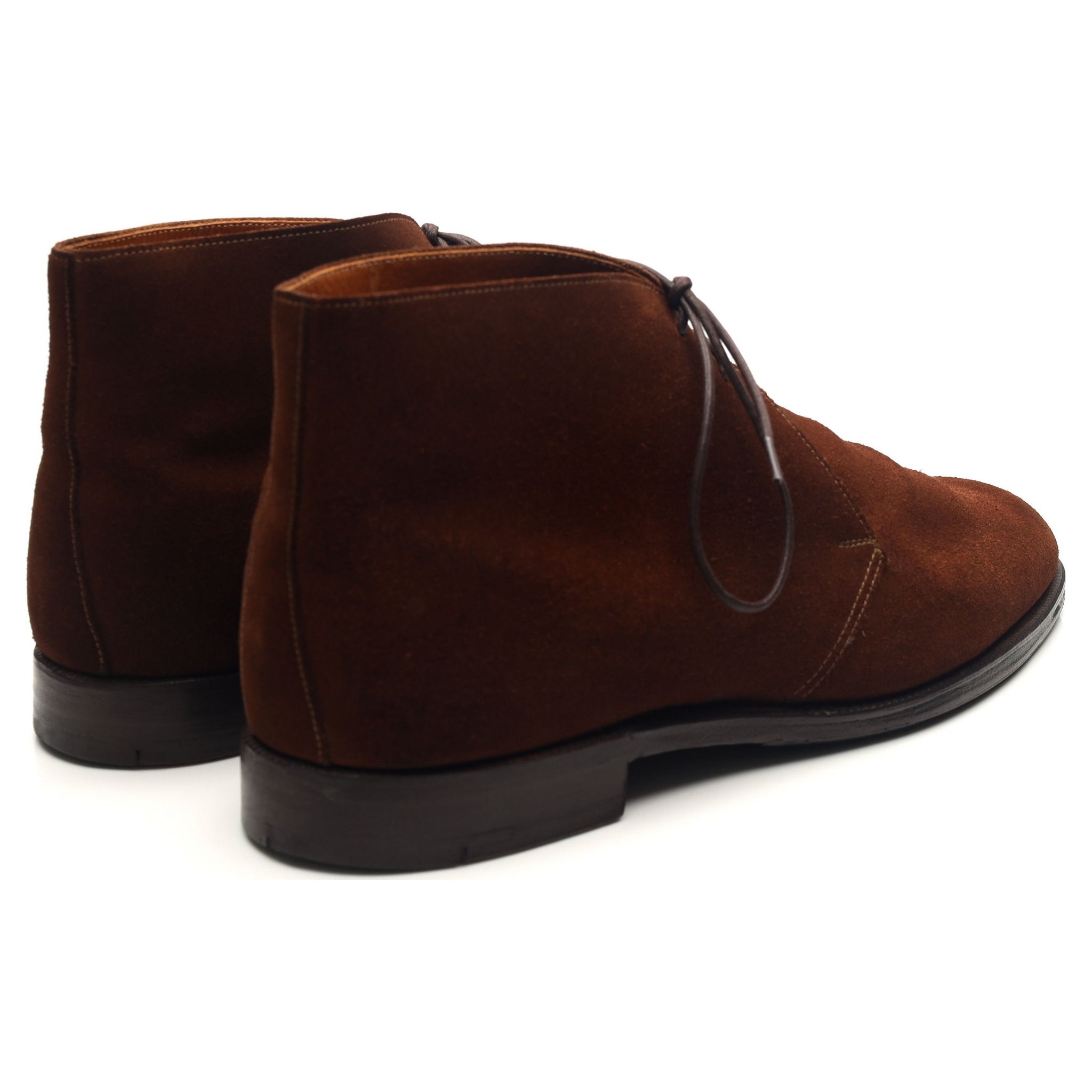 Crockett & Jones Chertsey boots daim marron UK 10.5
