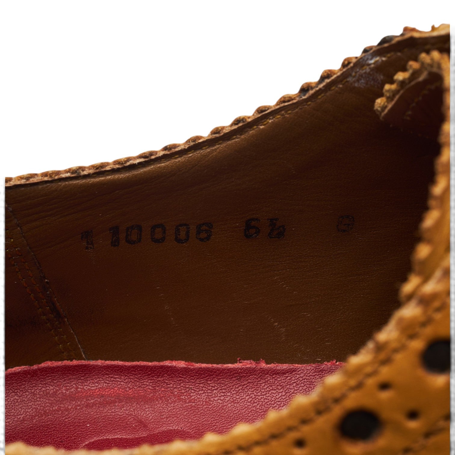 Grenson Archie derby cuir marron pointure UK 6.5