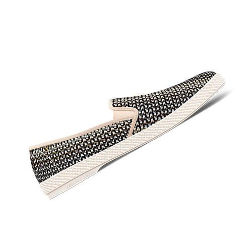 Rivieras Lord 3114 espadrille noir jaune tissé