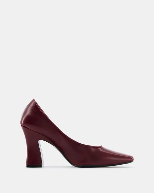 Nodaleto Nodstalgia Heidi escarpins Bordeaux Nappa talon 8,5 cm