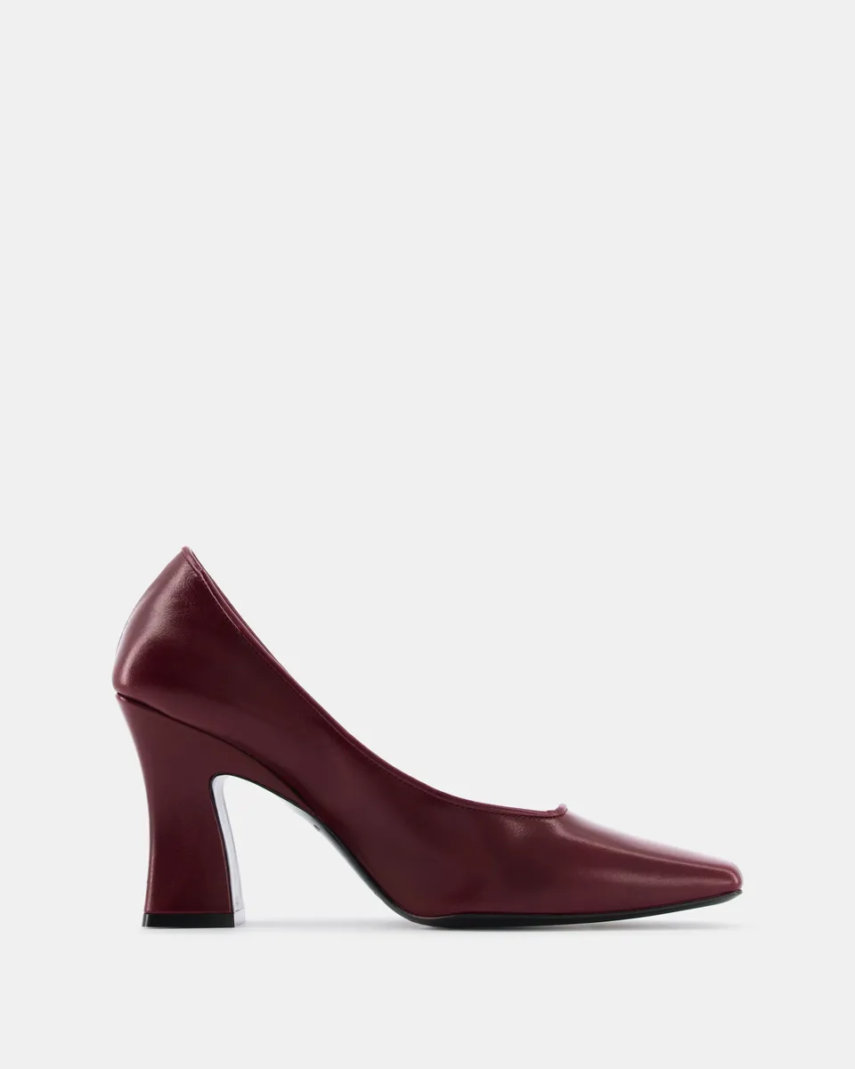 Nodaleto Nodstalgia Heidi escarpins Bordeaux Nappa talon 8,5 cm