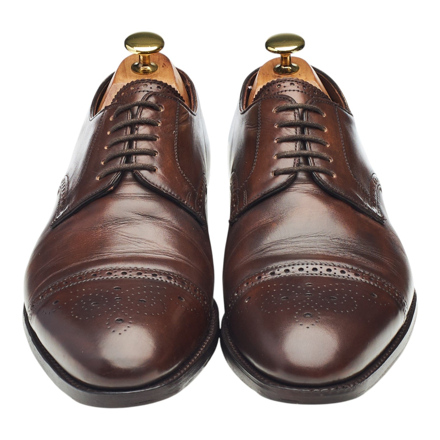 Cheaney Osborne derby cuir marron UK 7.5 brogue