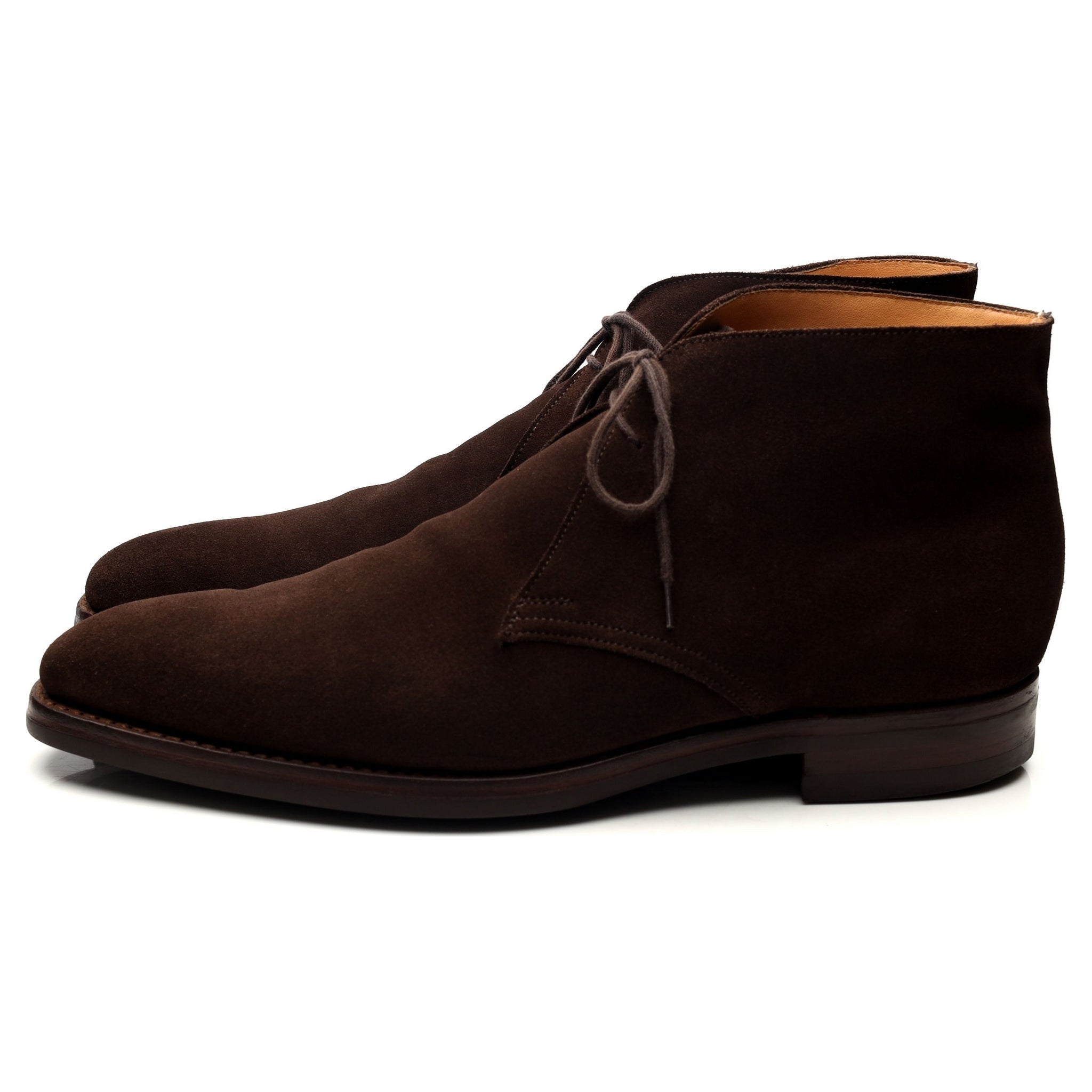 Crockett & Jones Tetbury boots chukka daim marron UK 10
